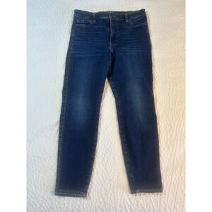 LUCKY BRAND Jeans Womens Size 33-35 UNIFIT 5 Ankle Dark Wash Stretch Denim